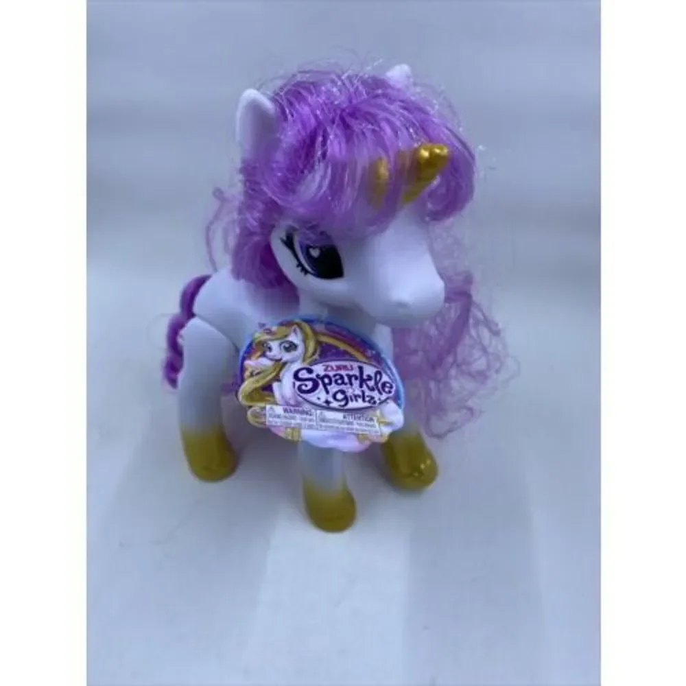 Zuru Sparkle Girlz Unicorns White Blue Pink Brand New!